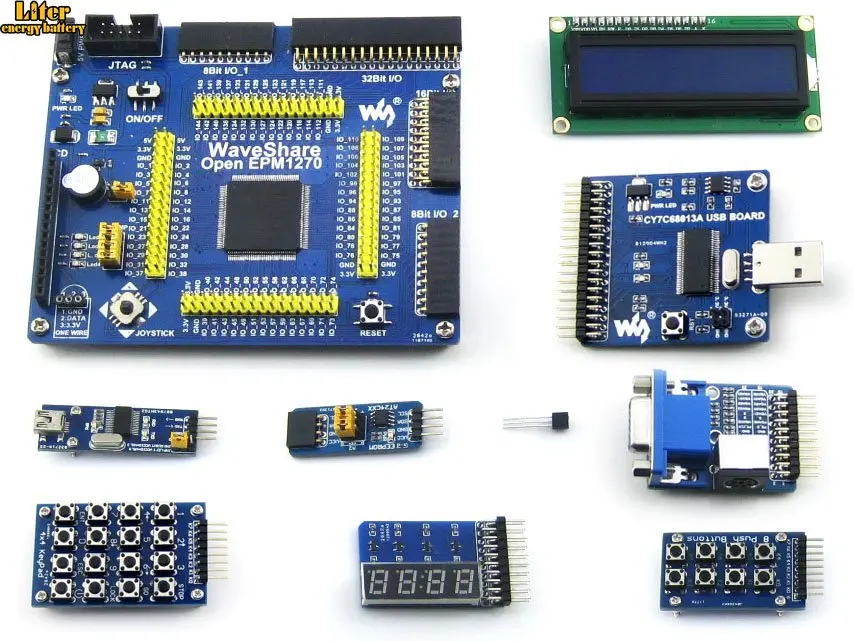 EPM1270T144C5N EPM1270 ALTERA MAX II CPLD макетная плата + 10 комплектов аксессуаров = OpenEPM1270 упаковка