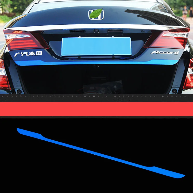 lsrtw2017 stainless steel car tail door trims for honda accord 2012 2013 9th accord