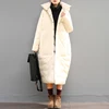 2022 new arrival fashion longer plus size 90%white duck down jacket womens winter warm parkas with hooded big pocket popular ► Photo 1/5