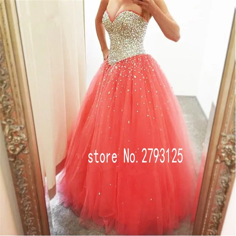 

2019 Sexy Robe De Soiree Longue 2016 Chic Sparkly Crystals Beaded Sleeveless A Line Evening Dresses on Sale