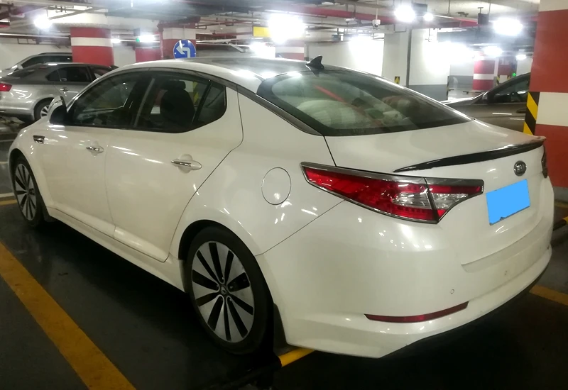 Для Kia Optima K5 2011 2012 2013 задний багажник спойлер ABS Материал грунтовка цвет украшение в виде хвостового крыла для Kia Optima K5