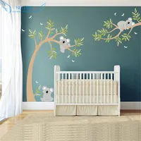 Aliexpress Huge Tree Ing Cherry Blossom Wall Decal Koala And Branch Wall Sticker Tree Decal With Dragonflies Bear For