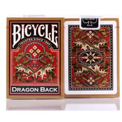Велосипедов золотой дракон игральных карт оригинальный покер карты для мага коллекция карточная игра