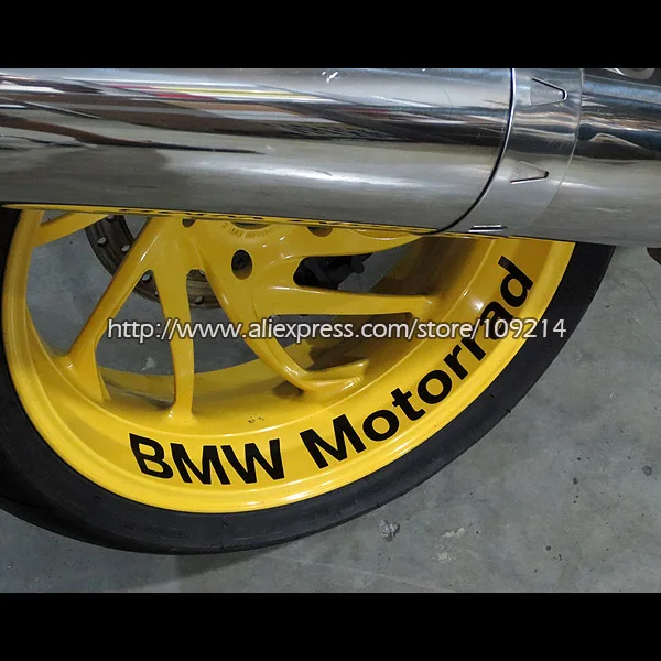 

For BMW Motorrad F750GS F800GS R1200GS K1200R K1300R S1000R R1200RT Motorcycle Wheel Sticker Reflective Motor Bike Rim Decal 21