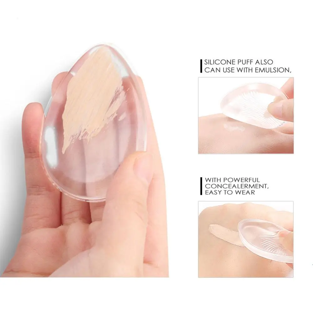 Hobbyline 2 шт. формы пуховка для воды Косметическая Мягкая силиконовая основа пудра Puffface безупречная основа крем микс Косметическая пуховка