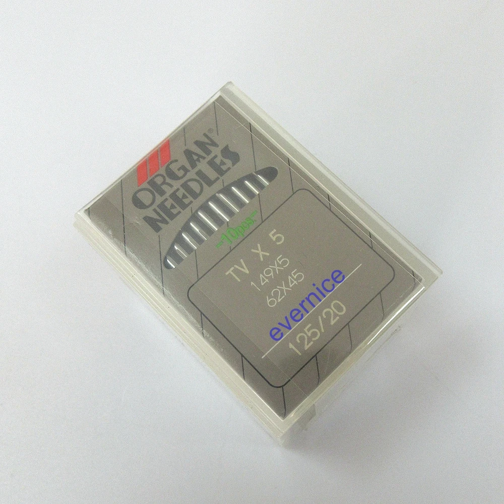 100 organ Tvx5 149X5 Промышленная Спецодежда игла для Brother Feiyue Juki Pegasus