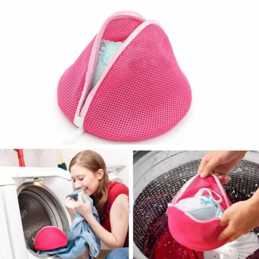 Women Bra Laundry Lingerie Washing Hosiery Saver Protect Mesh Round Bag july25