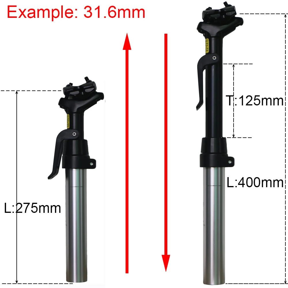 30,9/31,6 быстросъемный рычаг Подседельный штырь для шоссейного велосипеда Отрегулируйте Подседельный штырь для горной дороги амортизирующий Подседельный штырь амортизирующий седло