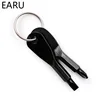 1 jeu de Mini tournevis multifonction EDC en acier inoxydable, tournevis à fente en forme de clé porte-clés outil de réparation de poche ► Photo 3/6