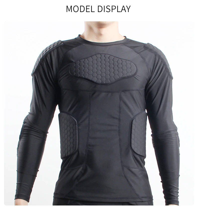 Спортивная защита для тела с длинным рукавом сотовая губка спортивные ...