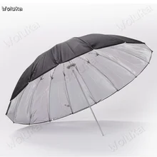 40-дюймовый отражающий зонт 1 м 16-Колонка студия фотостудия umbrella черный и серебряный отражающий зонтик CD50 T07