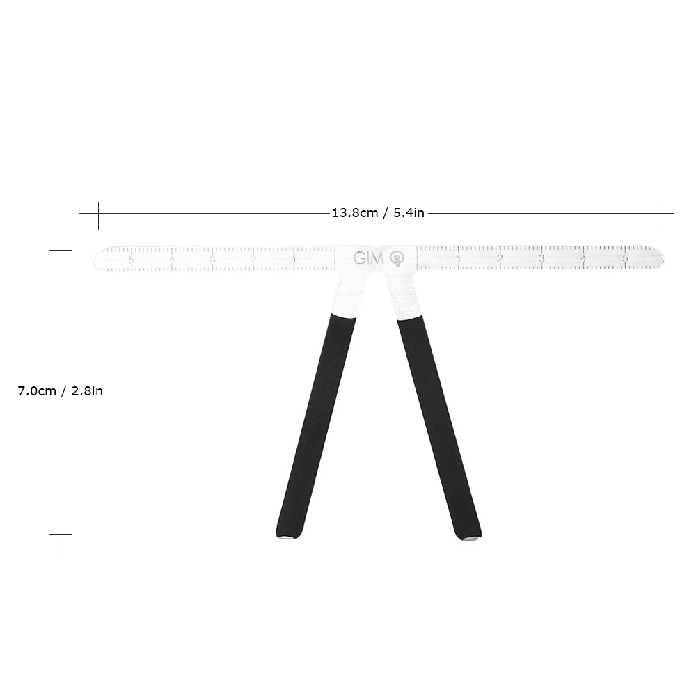 1 шт. микроблейдинг тату для бровей направляющая позиционирование линейка для перманентного макияжа измерение бровей Уход за бровями формирователь Татуировка Инструмент