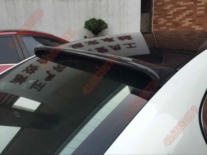 Подходит для Infiniti G25 G35 G37 Skyline углеродного волокна задний спойлер заднее крыло