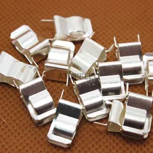 10 шт. пайка ПХД крепление 6x30 мм держатель предохранителя клип шасси 6 мм* 30 мм Оловянная латунь толщина 0,4 мм