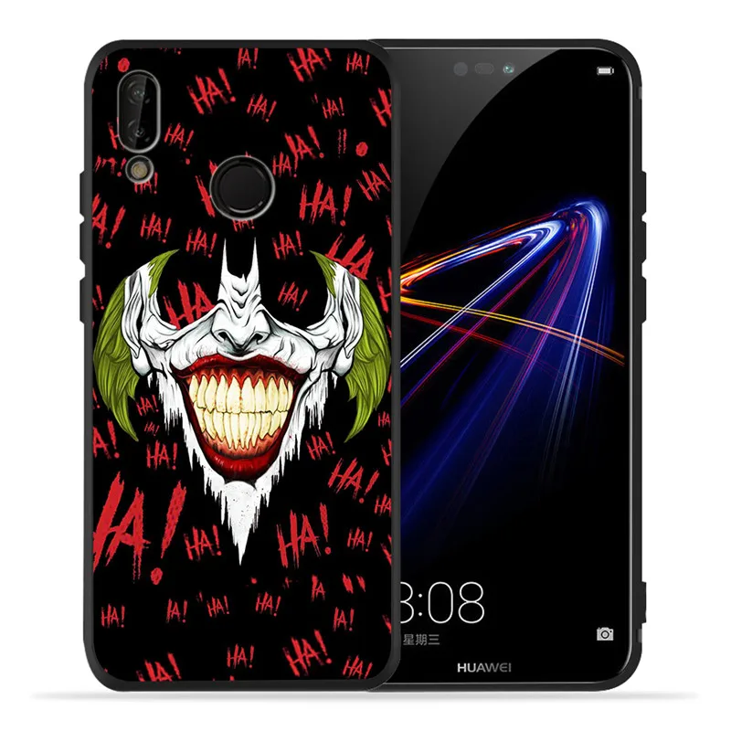 Роскошный чехол Marvel joker venom для huawei P8 P10 P20 P30 mate 10 20 Honor 8 8X 8C 9 10 Lite Plus Pro Чехол Coque Etui Funda cat