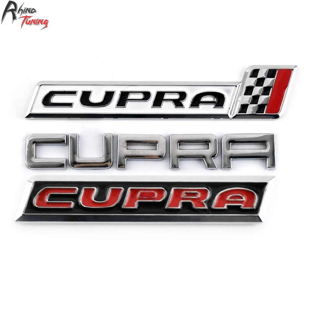 

Rhino Tuning Car Lettering Logo Emblem Sign Badge Auto Styling Racing Sticker For Leon Cupra 2012 2.0TSI 20794