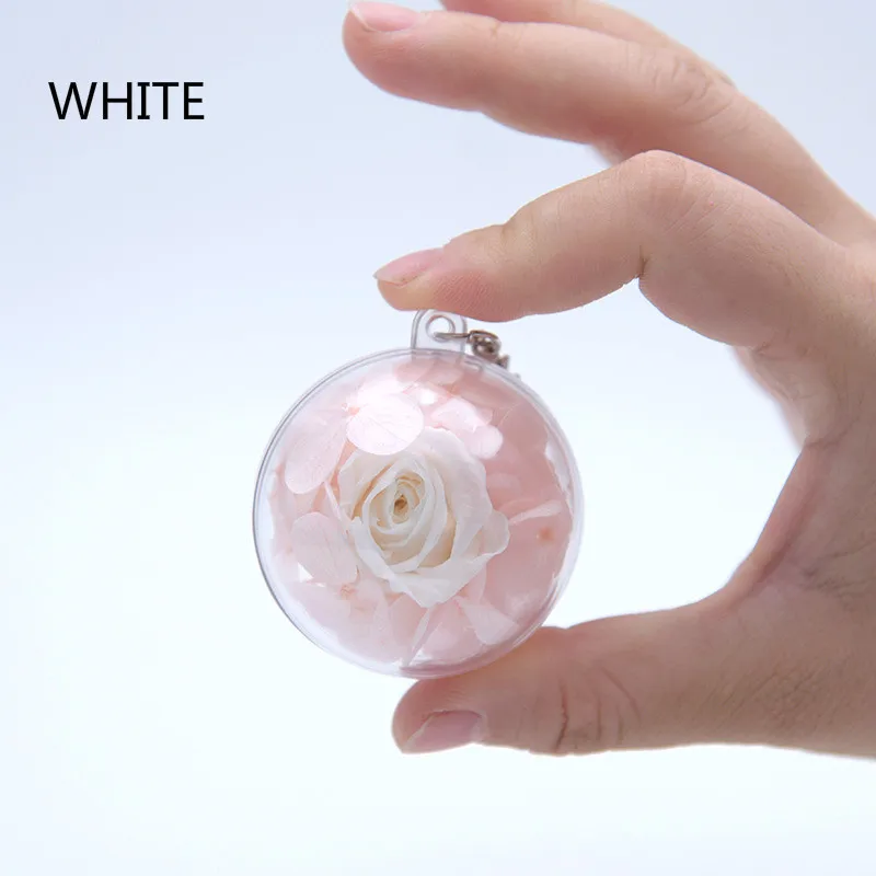 Мини искусственный стеклянный Хрустальный цветок шар имитация вечной жизни розы шар День Святого Валентина свадебные подарки год Рождество
