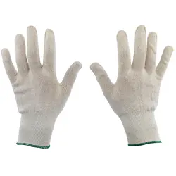 MUSEYA 12 пар белые хлопковые перчатки здоровье музыка холст красота работы лайнер варежки