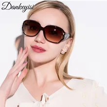 DANKEYISI, солнцезащитные очки для женщин, очки, Винтажные Солнцезащитные очки для женщин, UV400, солнцезащитные очки для женщин, большие, негабаритные, дизайнерские очки