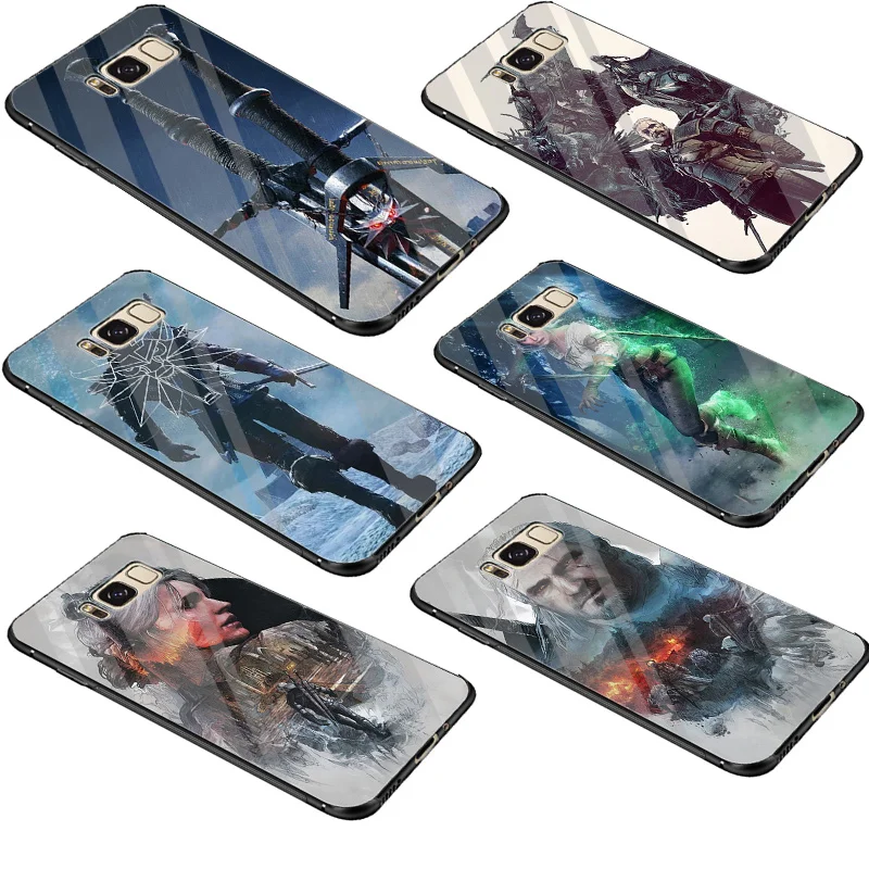 

Gerleek Glass DIY The Witcher 3 Case Cover For Samsung A10 A20 A30 A40 A50 A60 A70 S7 Edge S8 S9 Plus S10 Note 8 9