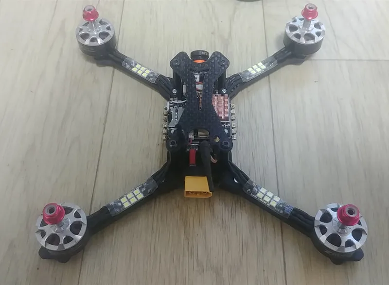 5730 FPV LED CL_Racing LLC Built-in Serial 8pcs LED Support 3S-6S lipo Drone LED Racewire w Build in LED 283535_
