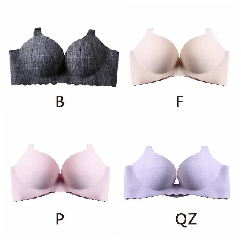 Для женщин Push Up Белье без косточек бюстгальтер белье Мода Bralette полосатый бюстгальтер Sexy бесшовные бюстгальтеры для женского нижнего белья