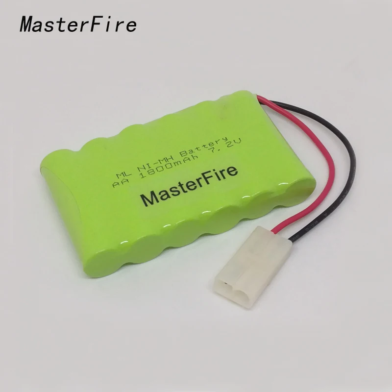 

MasterFire 3pack/lot New Ni-Mh 7.2V 6x AA 1800mAh Battery Cell Rechargeable NiMH Batteries Pack with plug