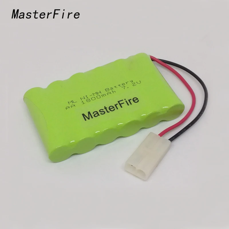 

MasterFire 3 упак./лот Новый никель-металлогидридный аккумулятор 7,2 в 6x AA 1800 мАч аккумуляторные NiMH батареи с разъемом