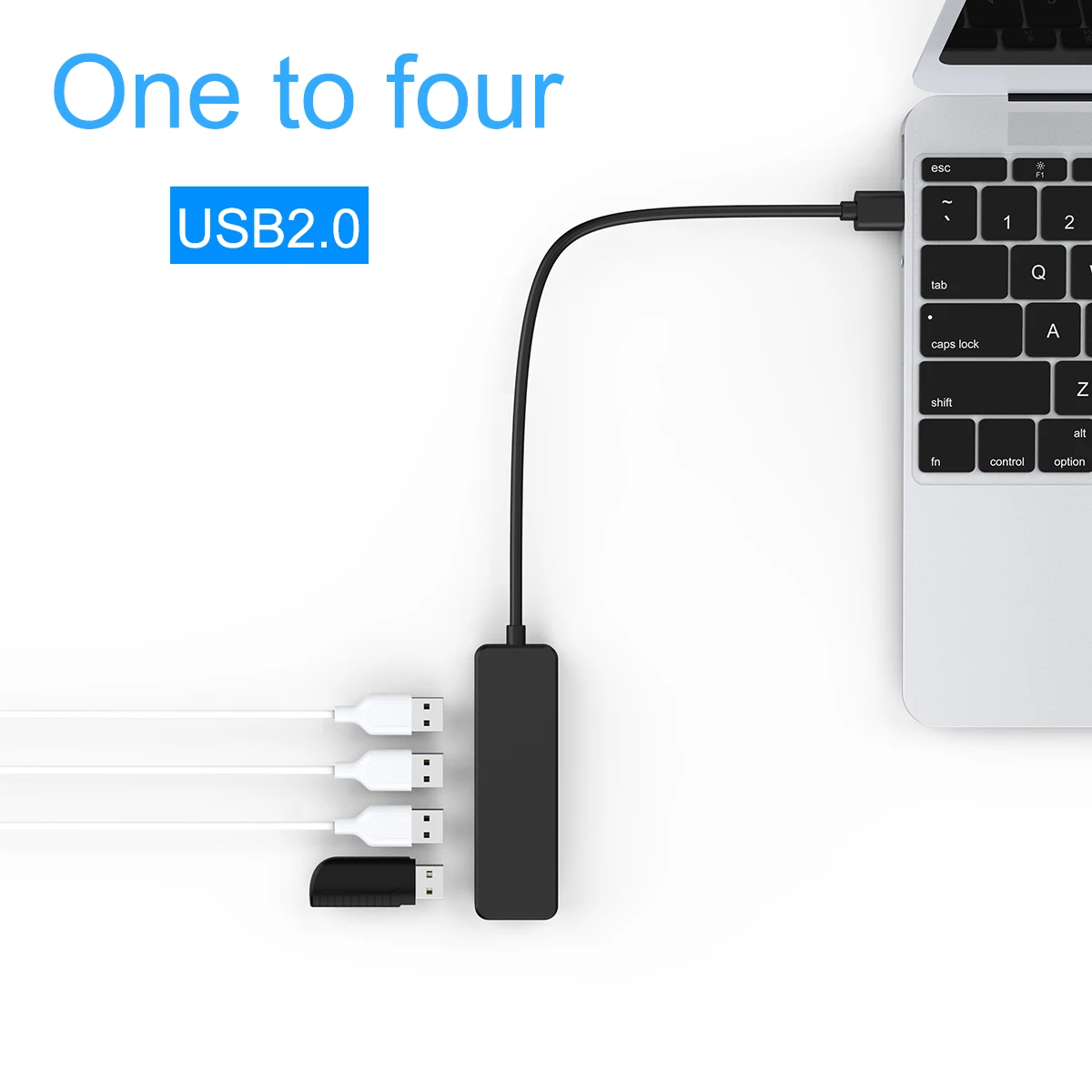 Ультра тонкий usb-хаб 4-портовый USB 2,0 концентратор