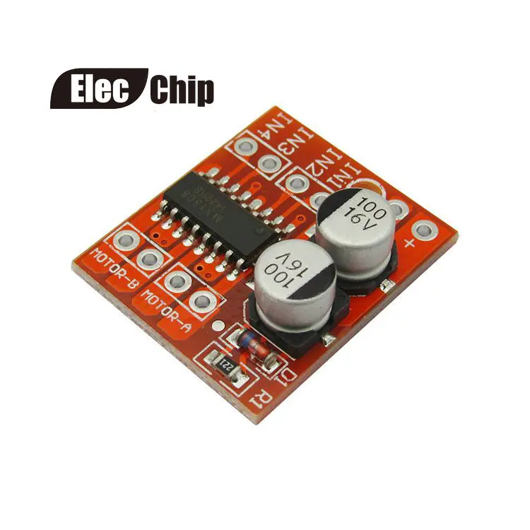 

5pcs 2-channel DC motor driving module Positive inversion PWM speed mini motor dual h-bridge stepper motor driver
