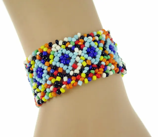 Nepal Handmade Bead Bracelet Hippy Friendship Por Roll Crochet Nepal Handmade Bead Bracelet Hippy Friendship Por Roll Crochet Woven Seed Beads Colorful Bracelets For Women