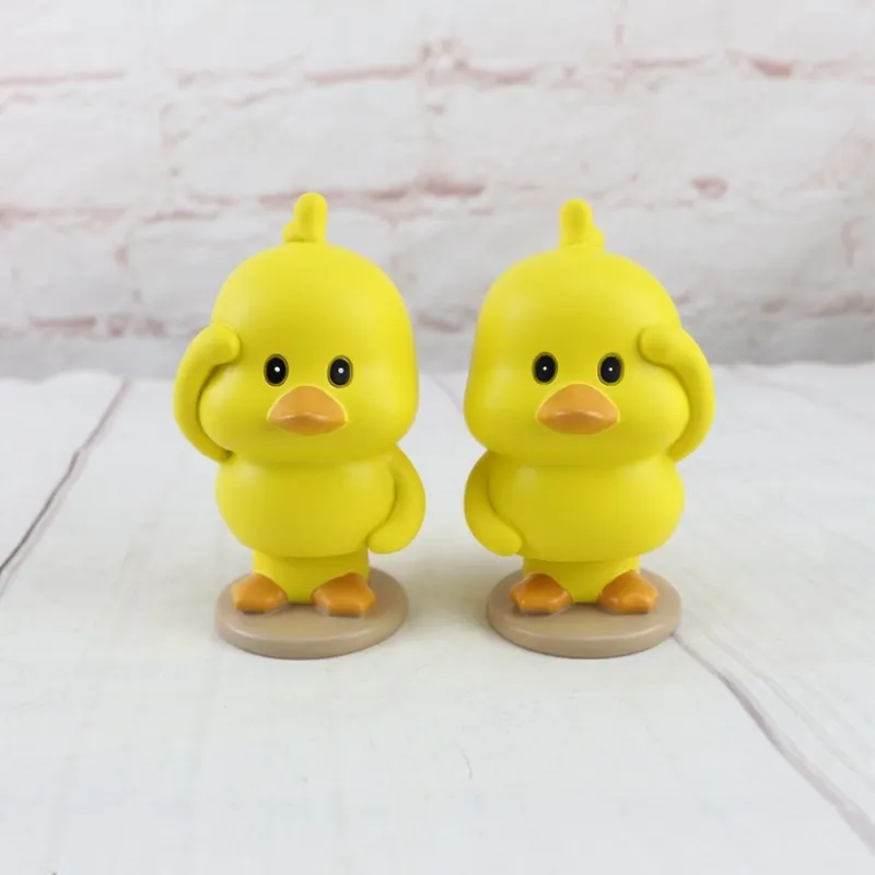 Small Yellow Duck Car Interior Decoration Home Decoration Cartoon Cute Creative Small Yellow Duck Desktop Decoration Gift Figurines Miniatures Aliexpress
