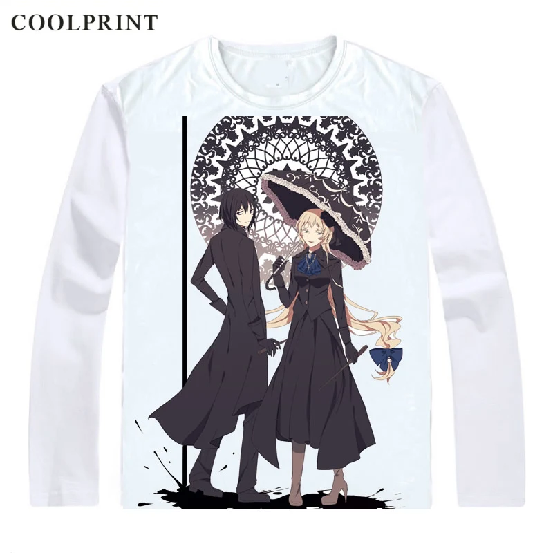 Coolprint Akutagawa Ryuunosuke футболка Bungou бродячие собаки литературная мужская футболка Повседневная Винтажная футболка с принтом Футболки с длинным рукавом - Цвет: Style 13