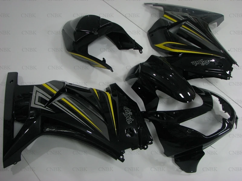 Для EX 250 2008 - 2014 комплекты обтекателей EX250 11 12 Черный Abs обтекатель ниндзя 250R 2010