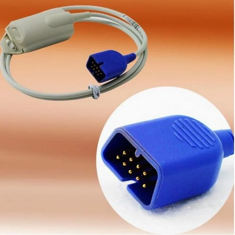 

Compatibe for Nihon Kohden BSM Series DB9 Pin Adult FingerClip Spo2 Sensor Pulse Oximeter Spo2 Probe Oxygen Sensor TPU 1M/3Feet