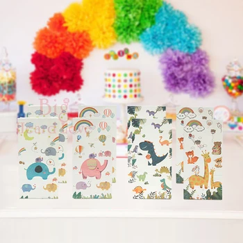 

24pcs Cute Boy And Girl Paper Baptism Baby Shower Candy Box Decoration Kid Favors Gift Sweet Birthday Bag Event Party Supp