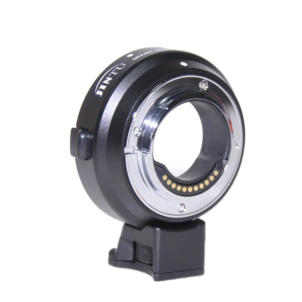 Адаптер объектива Jintu с автофокусом AF для Canon EF/EF S Micro M4/3 Olympus E PL5 EF/1 PL6 EF/3 объектив