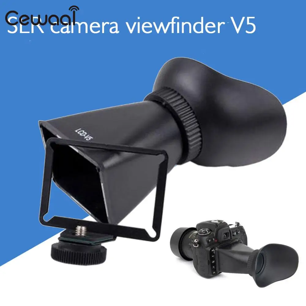 

Cewaal V5 Plastic SLR LCD Viewfinder Viewfinder Magnifier Ocular Lightweight Photo View Finder Accessories for Nikon