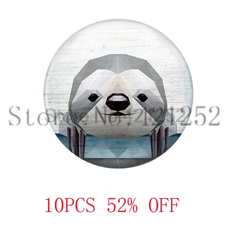 

Sloth Pattern Geometric Sloth necklace keyring bookmark cufflink earring