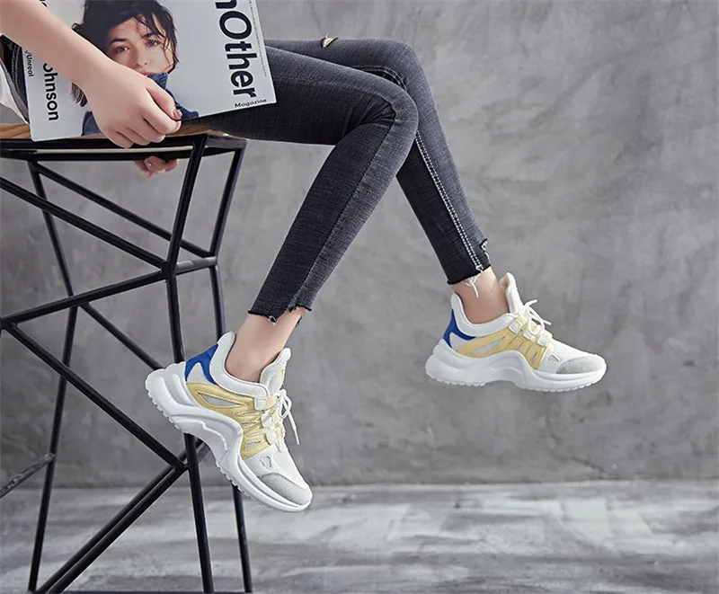 Big Size 35-43 Autumn Winter Women Sneakers New Short Plush Creeper Women Sports Shoes Lace Up Flat Platform Running Shoes Women (12)