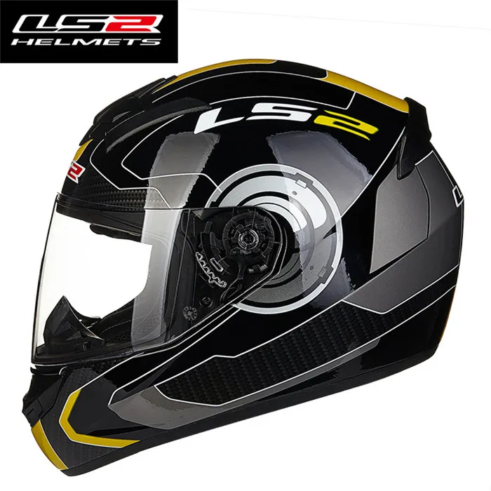 LS2 Шлемы FF352 петухи мотоцикл полный шлем Casco Capacete de motociclista скутер шлем для мужчин и женщин - Цвет: Air Yellow