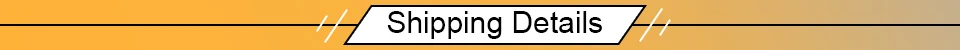 3. Shipping details