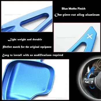 

Extensions Wheel Steering Wheel Paddle Matte Blue Replacement Accessory