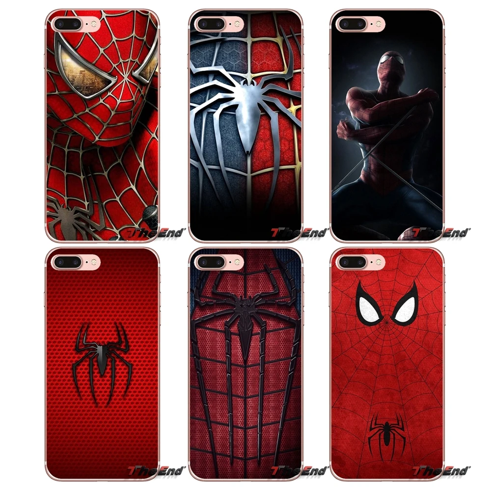 

For Samsung Galaxy Note 3 4 5 Grand Core Prime S3 S4 S5 MINI S6 S7 edge S8 S9 Plus Spiderman Spider Man Hero Venom Logo Case