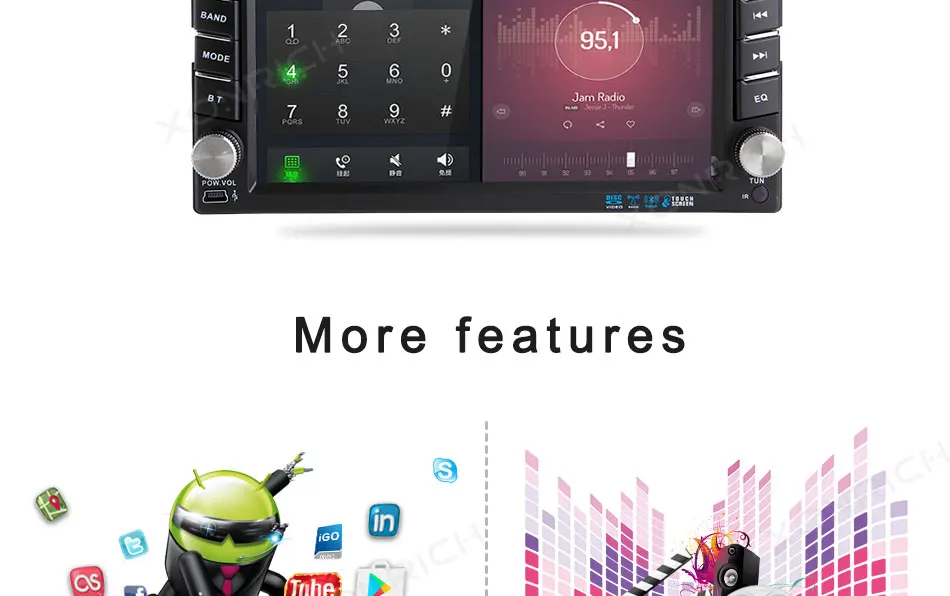 Sale 2Din Android 8.0 Car Multimedia Video Play Tap PC Tablet For Nissan qashqai x-trail almera note juke GPS Navigation Radio Stereo 19