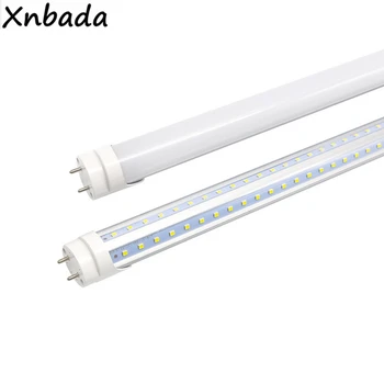 

12W/18W V-Shaped T8 Integrate Led Tube 2FT Cooler Door Double Sides SMD2835 Led Fluorescent Lights 0.3m 0.6m AC85-265V