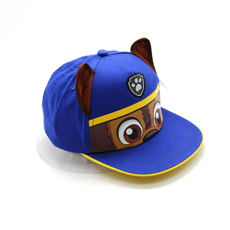 

2018 Fashion Cartoon Dog Printed Boys Caps Adjustable Baseball Cap Blue Kids Hats