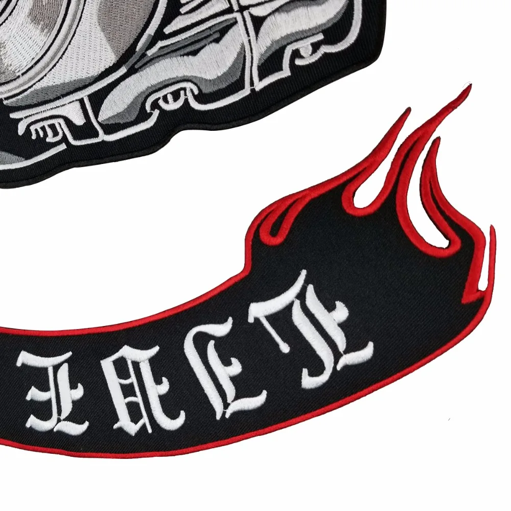 L170715-1 NEW ARRIVAL LIVE FREE RIDE FREE EMBROIDERY PATCH MOTORCYCLE CLUB VEST OUTLAW BIKER MC JACKET PUNK IRON ON BADGE FREE SHIPPING (5)