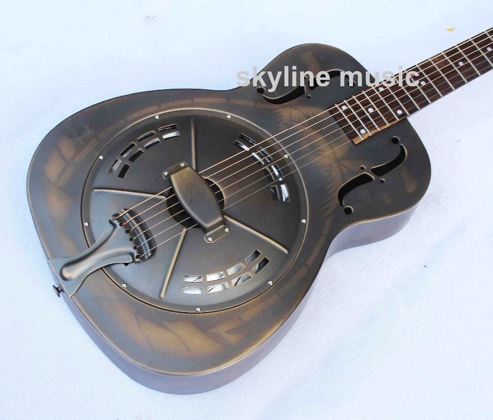 Tegenstander Reusachtig stromen Jonathan resonator gitaar, resophonic gitaren, Metalen Body Duolian Gitaar| resonator guitar|guitare guitaremetal body guitar - AliExpress