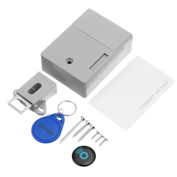 

IC Card Sensor Digital RFID Drawer Card Lock DIY Electronic Invisible Hidden RFID Cabinet Lock Electric Hotel Lock